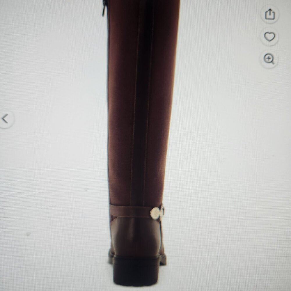 Giani Bernini Dark Brown Leather "Barnibee" Riding Boots. NIB. Size 5 - Picture 2 of 10